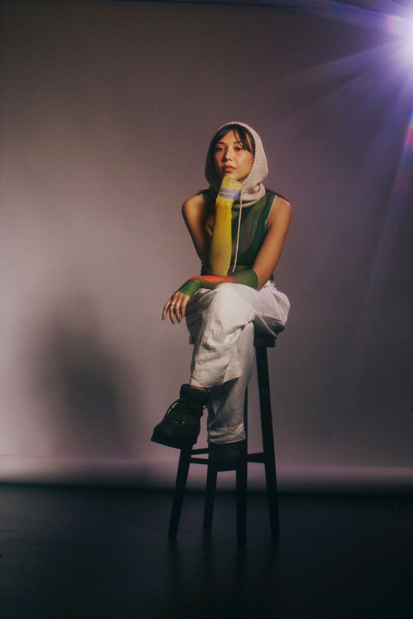 Green Hypnotic Disarray Tank