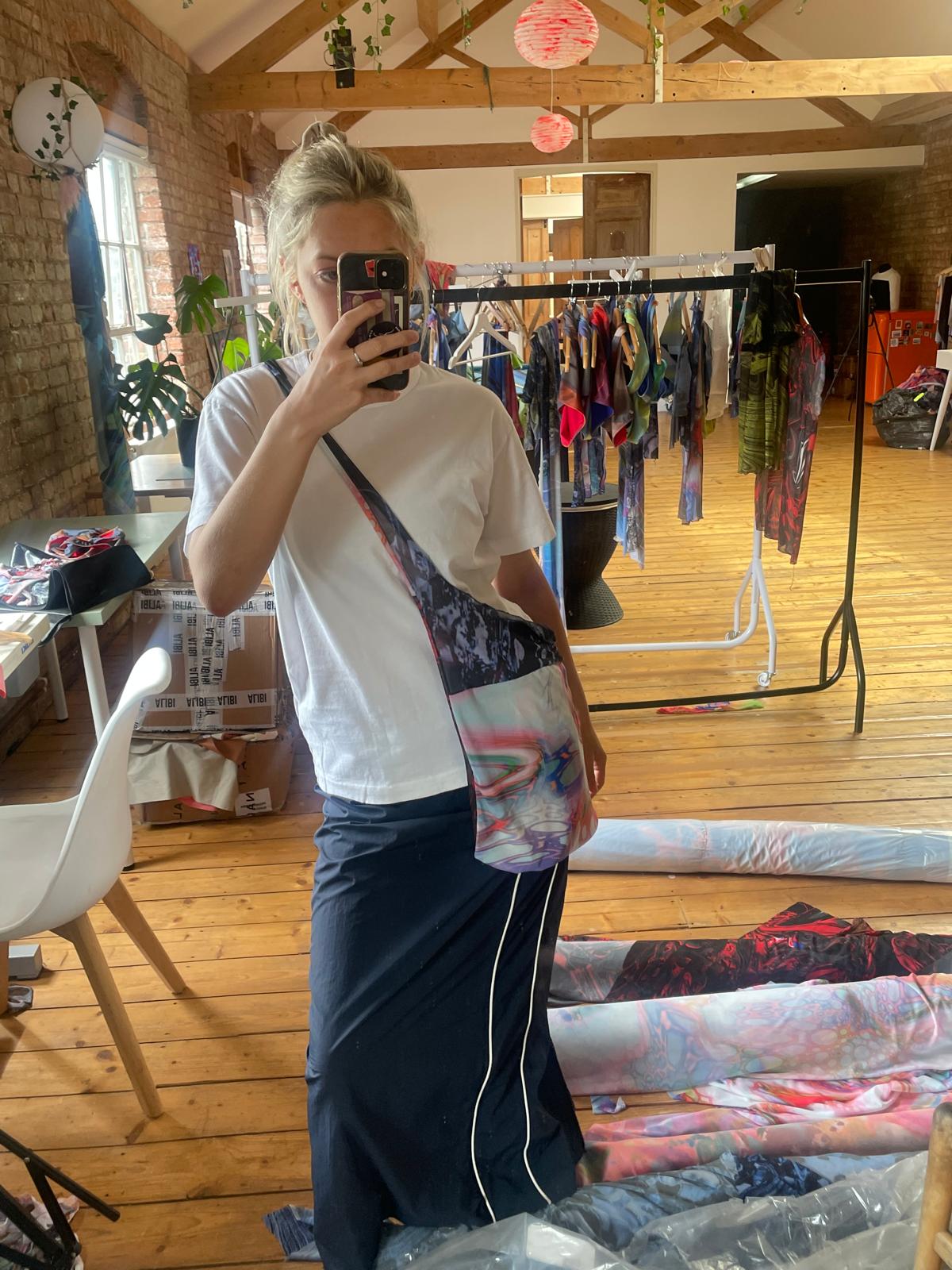 PATCHWORK SLING BAGS