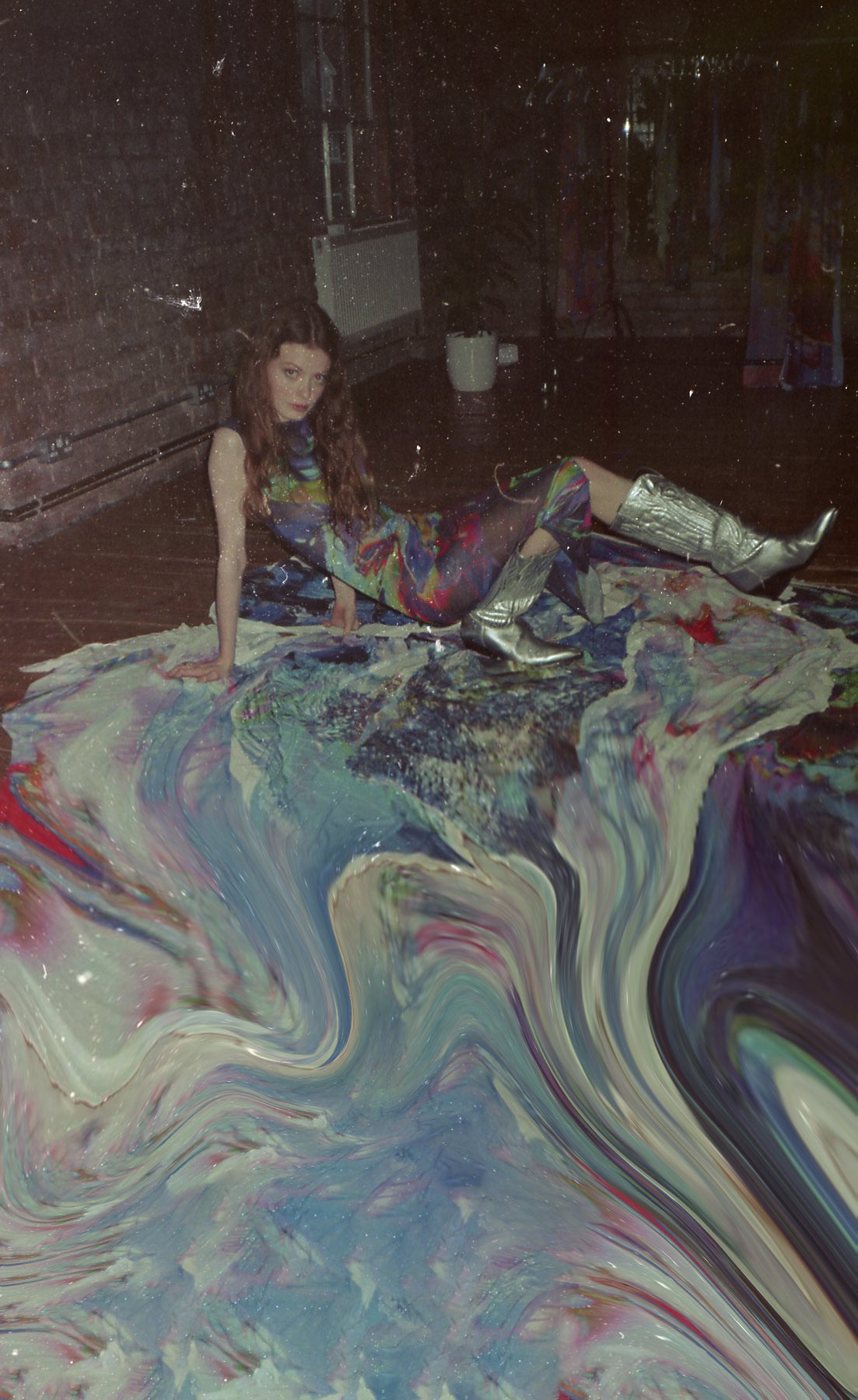 STORMY VORTEX MAXI DRESS